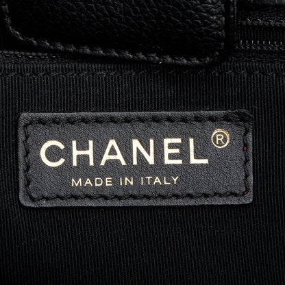 Chanel Black Caviar Leather Medium Executive Cerf Tote