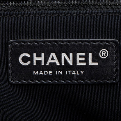 Chanel Black Caviar Leather Medium Tall Cerf Tote