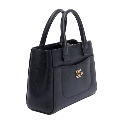 Chanel Black Caviar Leather Mini Neo Executive Tote