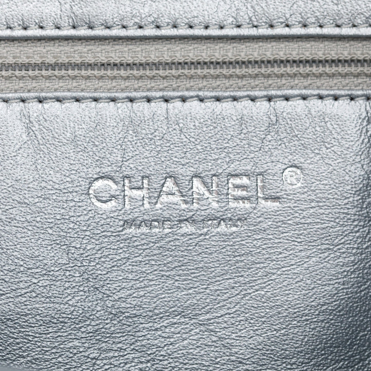 Chanel Black Caviar Leather Modern Chain Tote