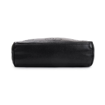 Chanel Black Caviar Leather Small Vintage CC Shoulder Bag