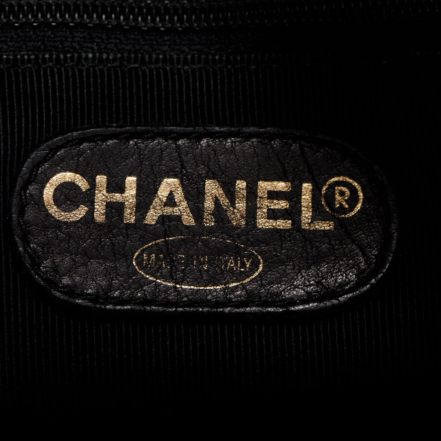 Chanel Black Caviar Leather Small Vintage CC Shoulder Bag