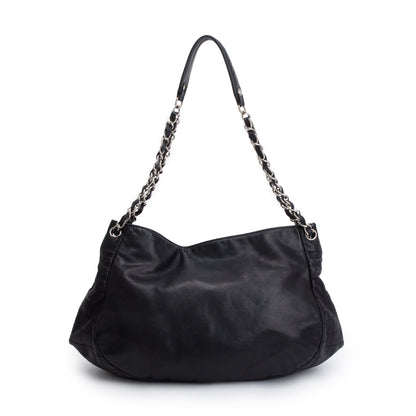 Chanel Black Caviar Leather Timeless CC Hobo Bag