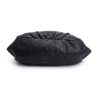 Chanel Black Caviar Leather Timeless CC Hobo Bag