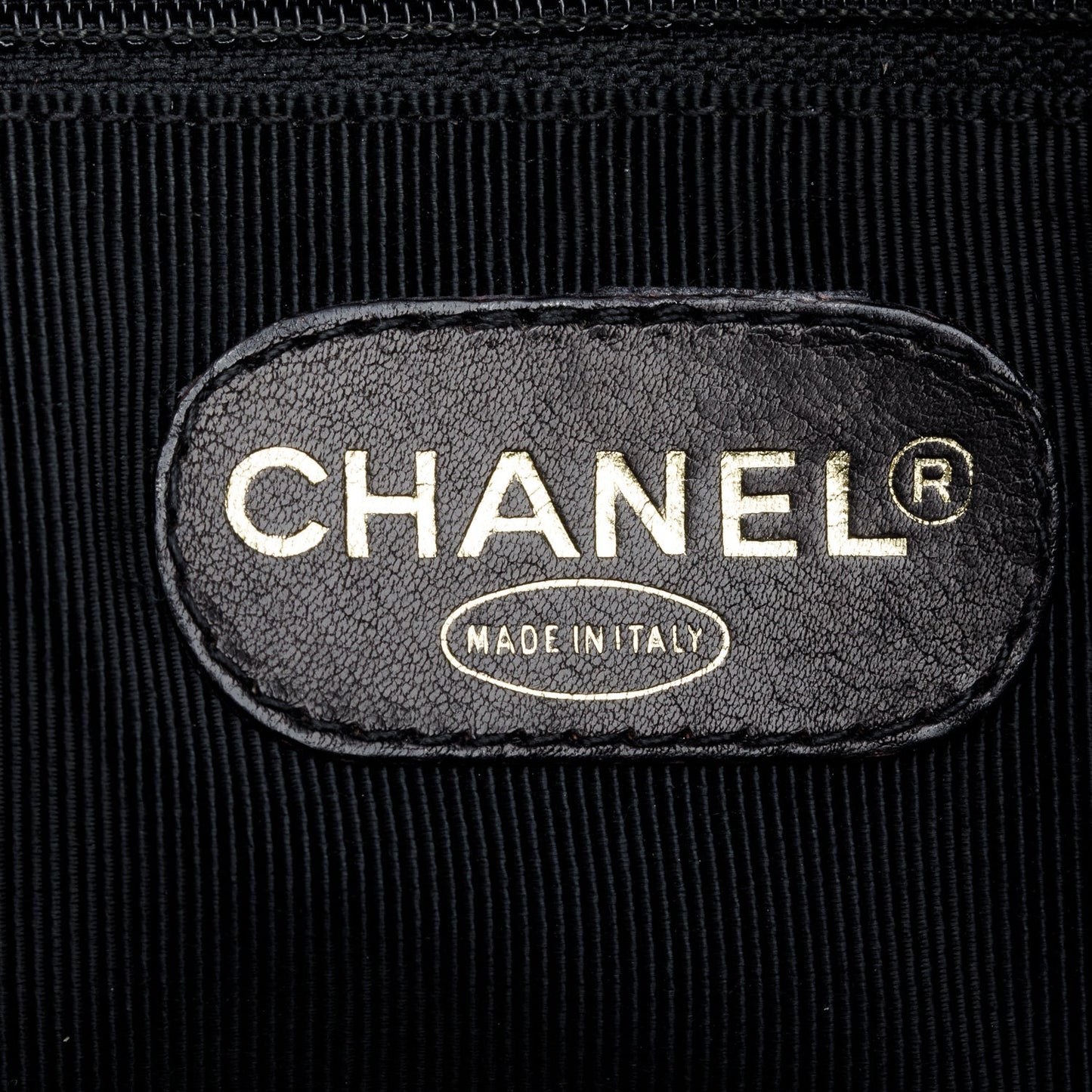 Chanel Black Caviar Leather Triple CC Tote