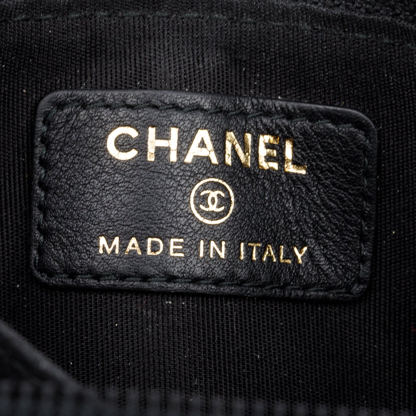 Chanel Black Caviar Leather Zip Around Boy Coin Purse