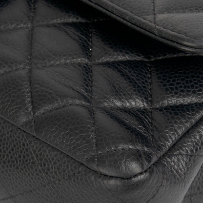 Chanel Black Caviar Medium Classic Double Flap Bag