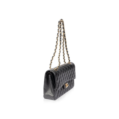 Chanel Black Caviar Medium Classic Double Flap Bag