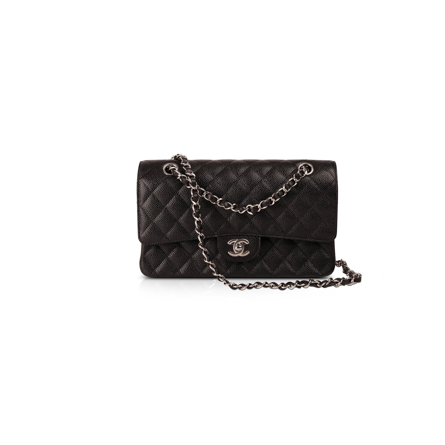 Chanel Black Caviar Medium Classic Double Flap Bag