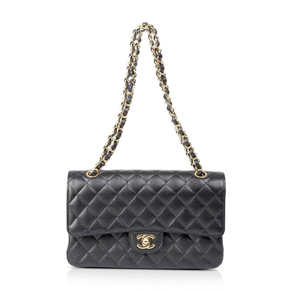 Chanel Black Caviar Medium Classic Double Flap Bag