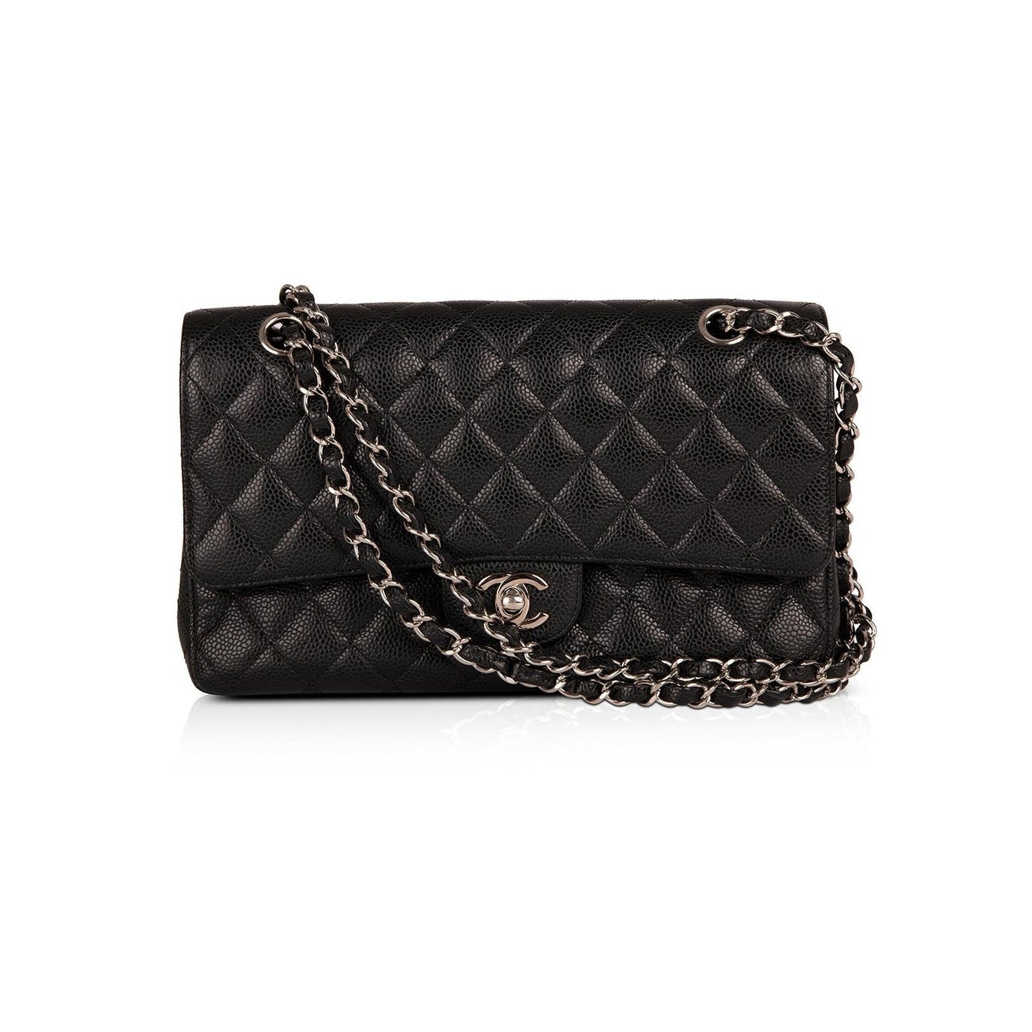 Chanel Black Caviar Medium Classic Double Flap Bag