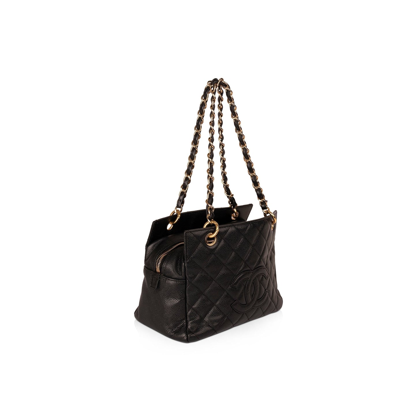 Chanel Black Caviar Petite Timeless Tote