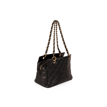 Chanel Black Caviar Petite Timeless Tote