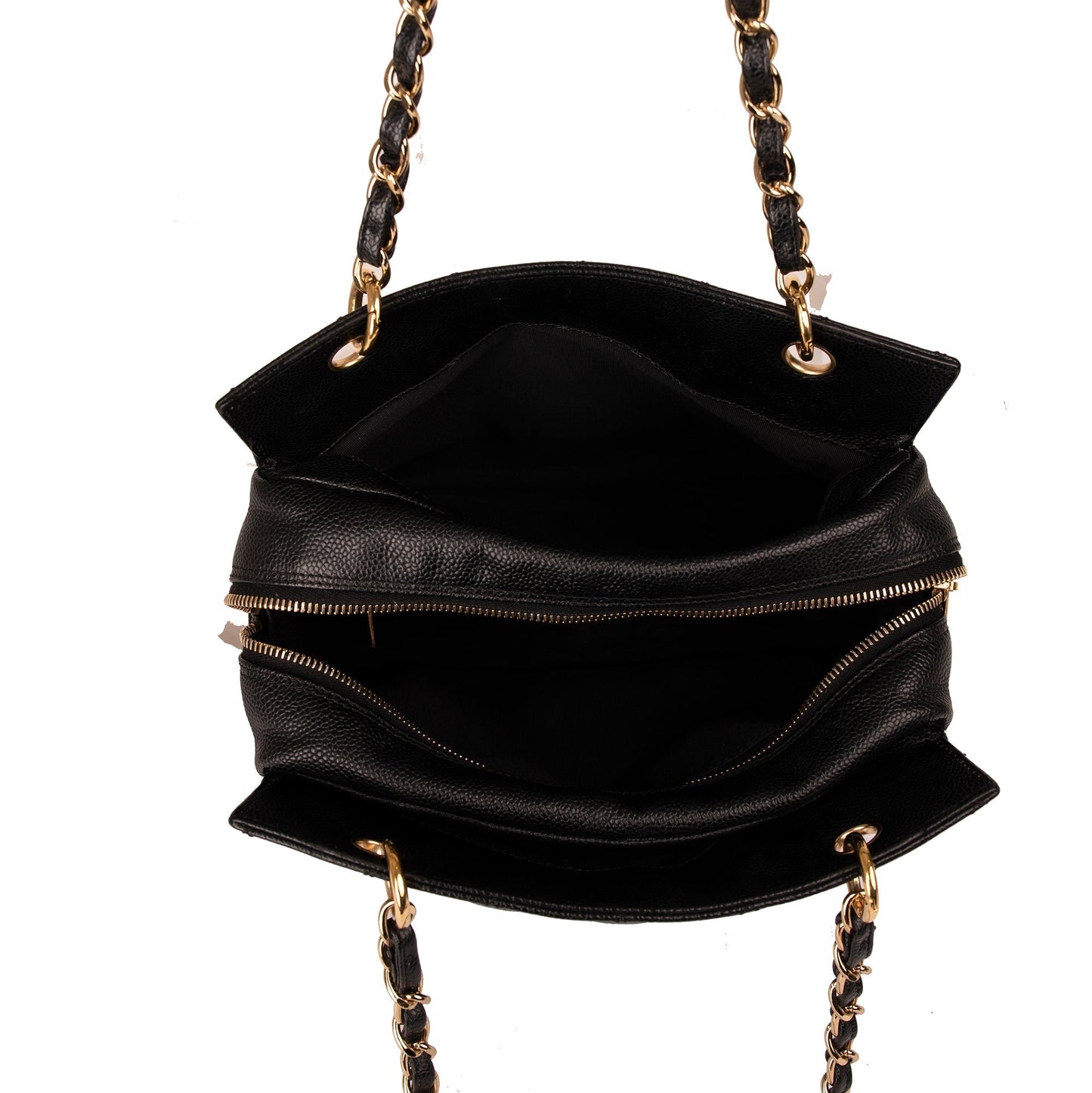 Chanel Black Caviar Petite Timeless Tote