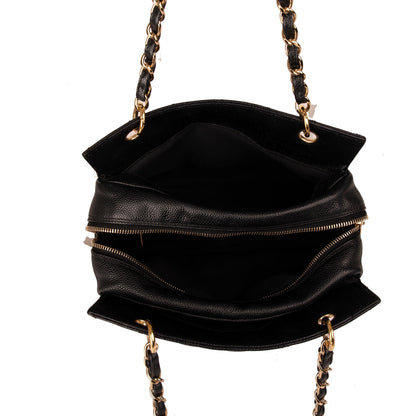 Chanel Black Caviar Petite Timeless Tote