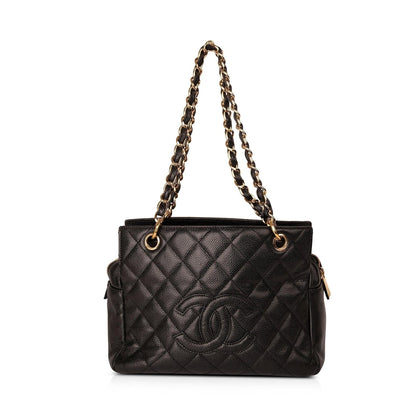Chanel Black Caviar Petite Timeless Tote