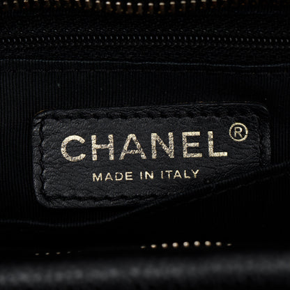 Chanel Black Caviar Quilted Leather Petit Timeless Tote