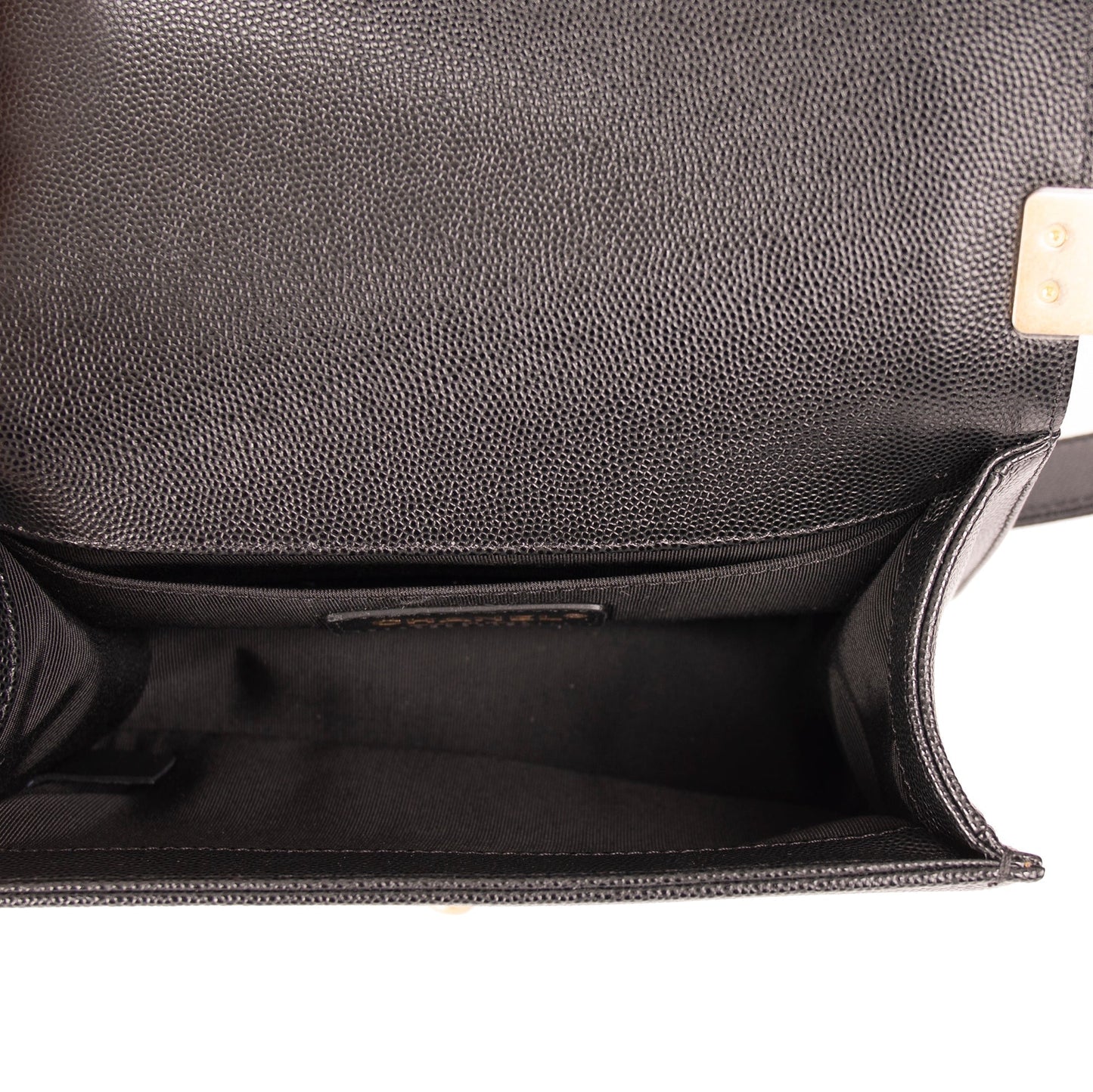 Chanel Black Caviar Small Boy Bag