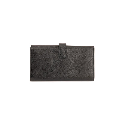 Chanel Black Caviar Timeless Continental Wallet