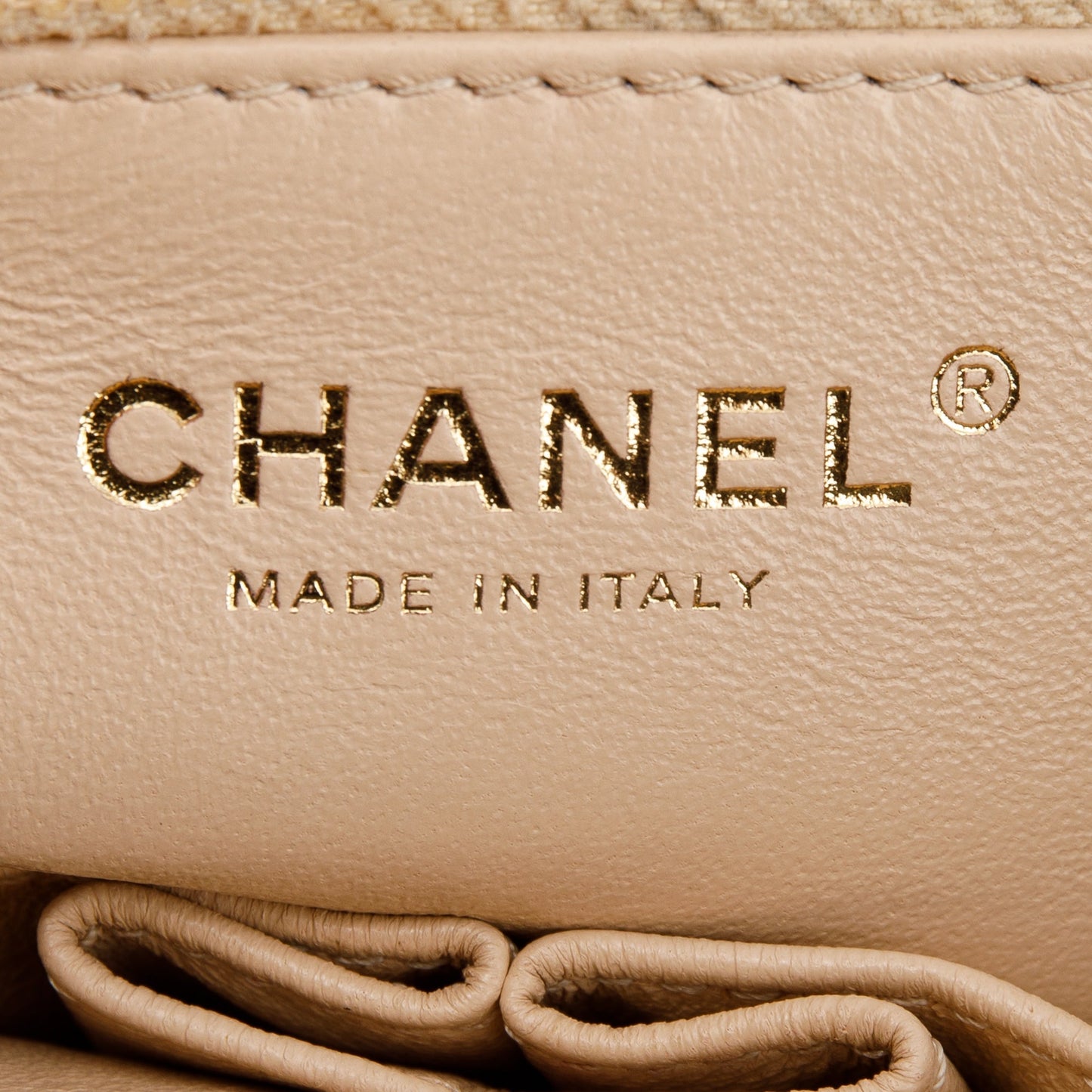Chanel Black Chevron Subtle Flap Bag