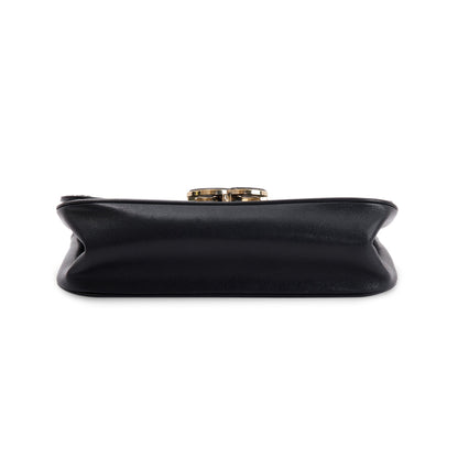 Chanel Black Chevron Subtle Flap Bag