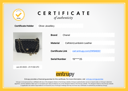 Chanel Black Classic Medium Valentine Flap Bag
