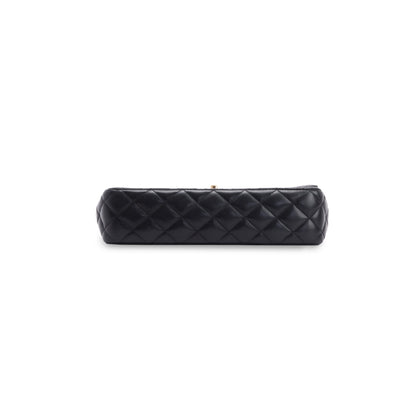 Chanel Black Classic Medium Valentine Flap Bag