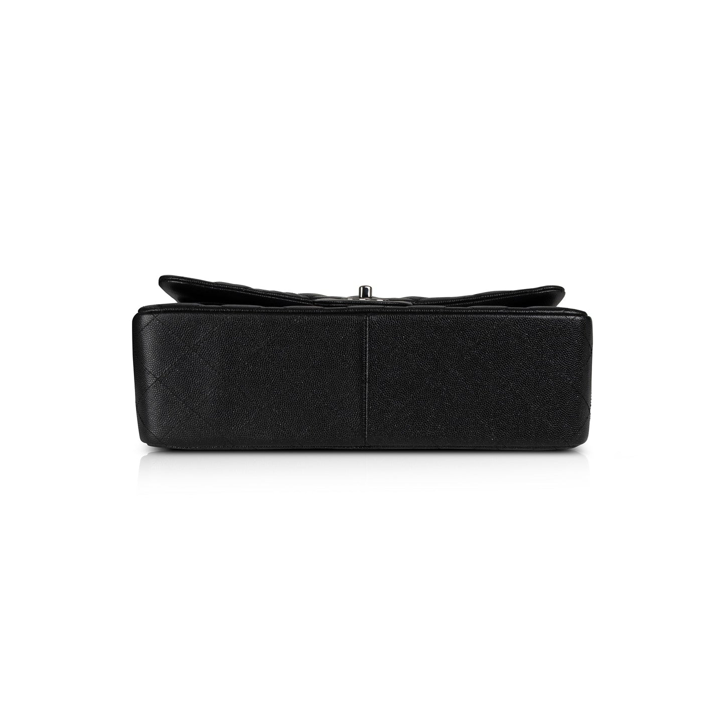 Chanel Black Iridescent Caviar Classic Jumbo Double Flap Bag