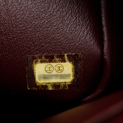 Chanel Black Lambskin Classic Jumbo Double Flap Bag