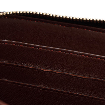 Chanel Black Lambskin Classic Long Zipped Wallet