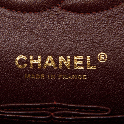 Chanel Black Lambskin Classic Medium Double Flap Bag