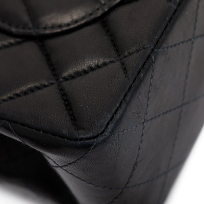 Chanel Black Lambskin Classic Small Double Flap Bag