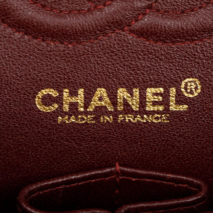 Chanel Black Lambskin Classic Small Double Flap Bag