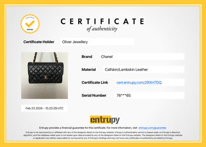 Chanel Black Lambskin Classic Small Double Flap Bag