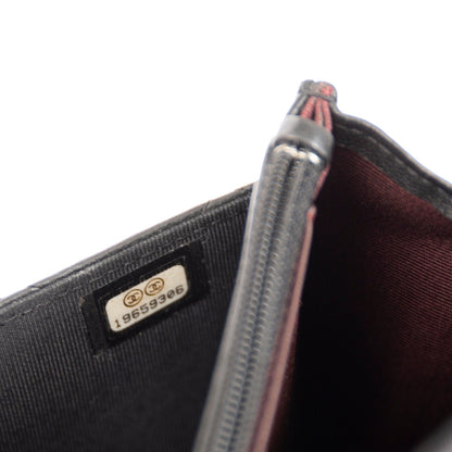 Chanel Black Lambskin Classic Wallet on Chain