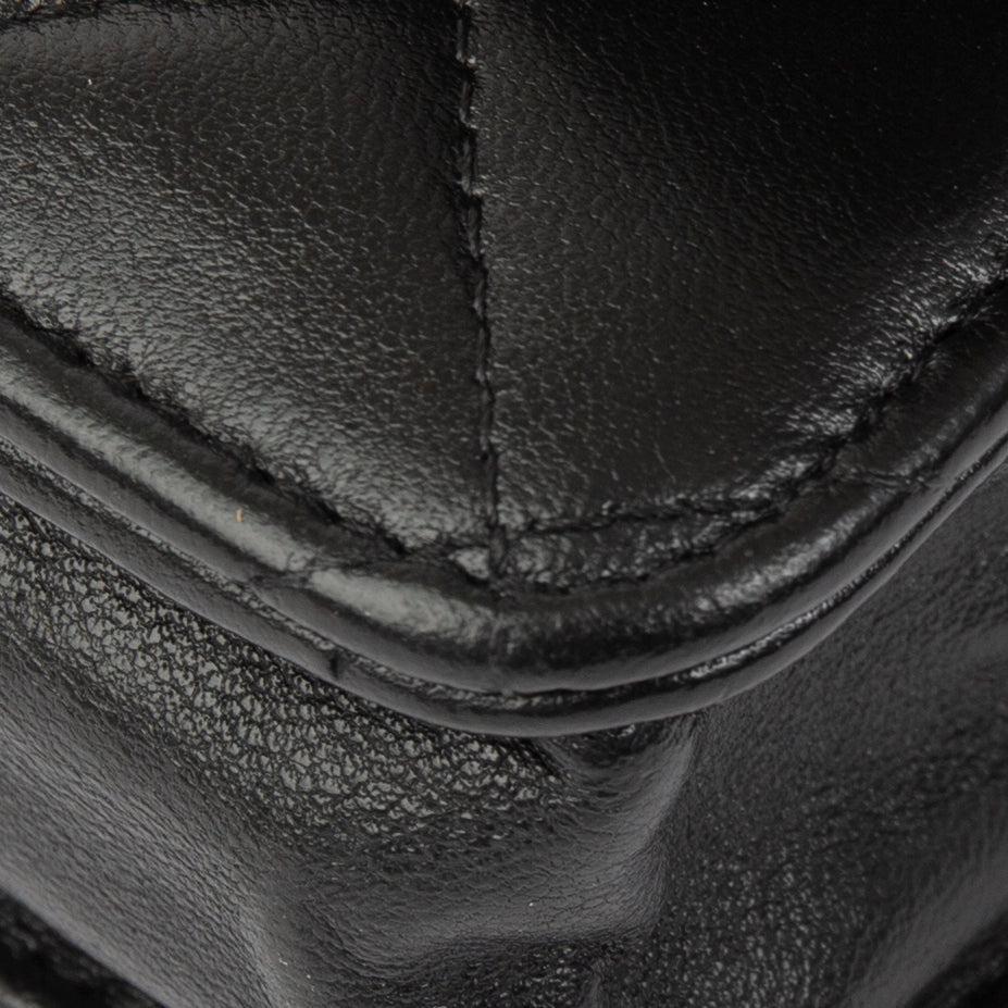 Chanel Black Lambskin Classic Wallet on Chain