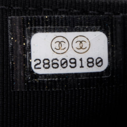 Chanel Black Lambskin Classic Wallet on Chain
