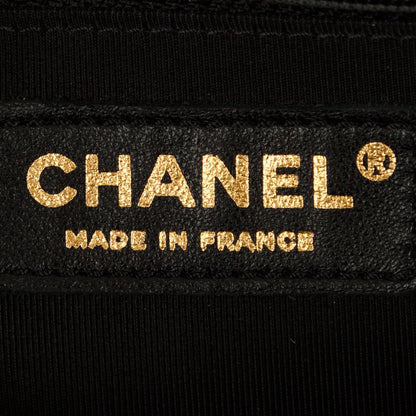 Chanel Black Lambskin Large Boy Bag