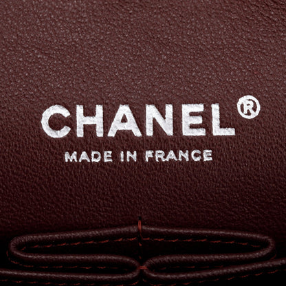 Chanel Black Lambskin Leather Classic Medium Double Flap Bag