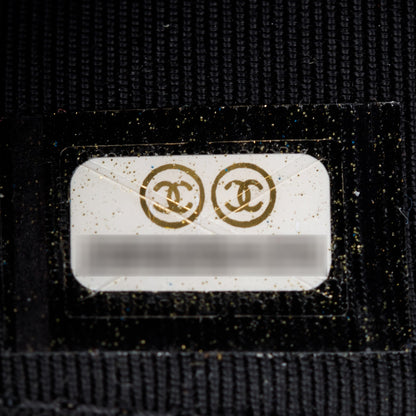 Chanel Black Lambskin Leather Classic Wallet on Chain