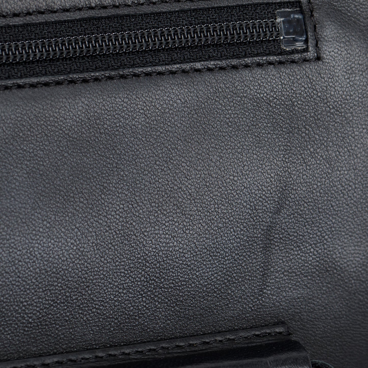 Chanel Black Lambskin Leather Classic Wallet on Chain