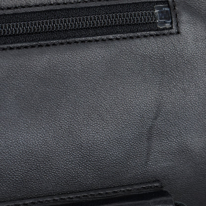 Chanel Black Lambskin Leather Classic Wallet on Chain
