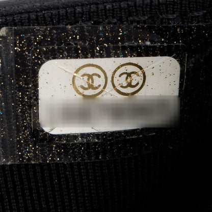 Chanel Black Lambskin Leather Classic Wallet on Chain