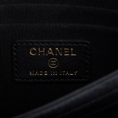 Chanel Black Lambskin Leather Mini Trendy CC Wallet on Chain