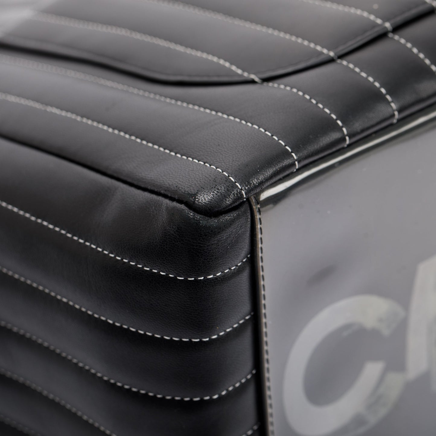 Chanel Black Lambskin Mademoiselle Ligne Tote