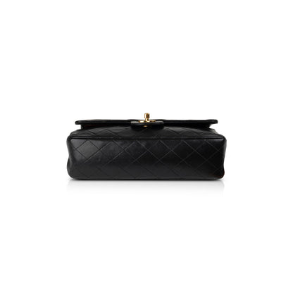 Chanel Black Lambskin Medium Classic Double Flap Bag