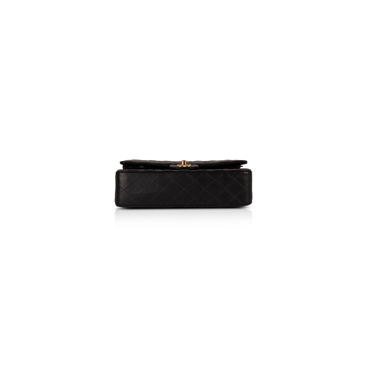 Chanel Black Lambskin Medium Classic Double Flap Bag
