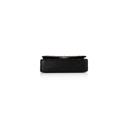 Chanel Black Lambskin Medium Classic Double Flap Bag