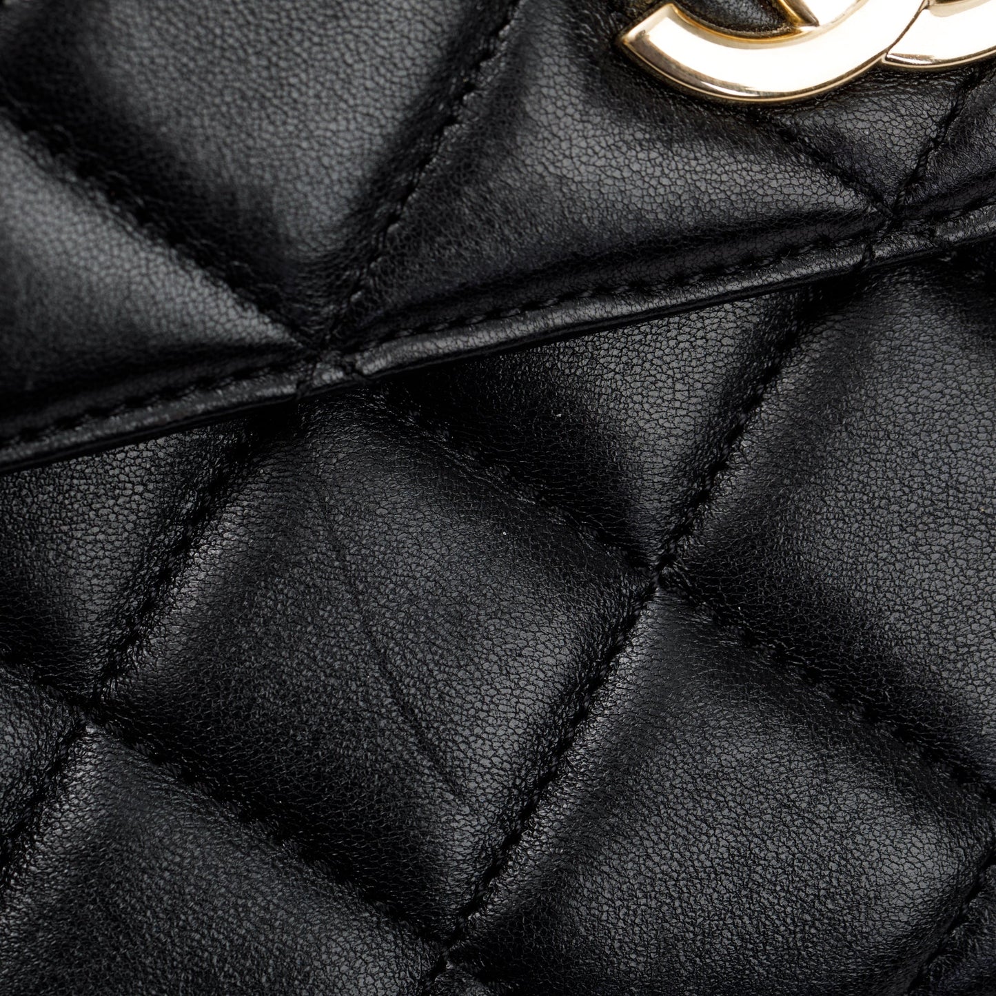 Chanel Black Lambskin Trendy CC Small Top Handle Flap Bag