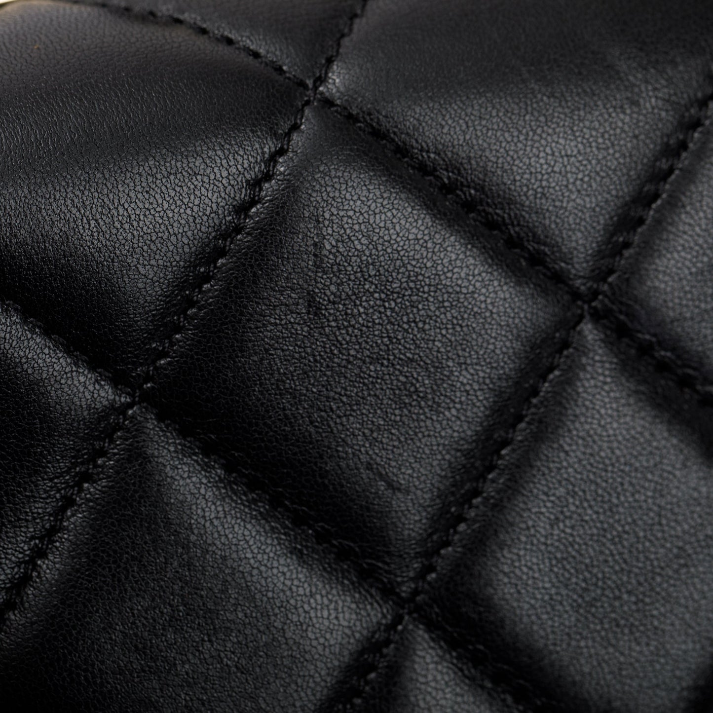 Chanel Black Lambskin Trendy CC Small Top Handle Flap Bag